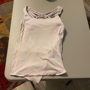 Lululemon top with built in sports bra